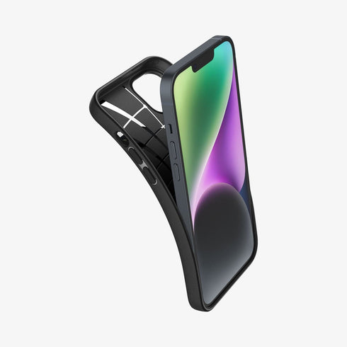 ACS04634 - iPhone 14 Pro Max Case Core Armor in matte black showing the back